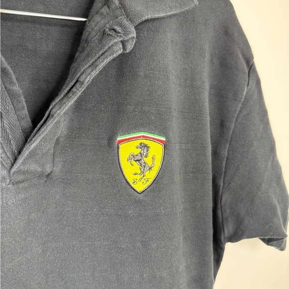 Ferrari Official Logo Black Men’s T-shirt (M) - Picture 3 of 8
